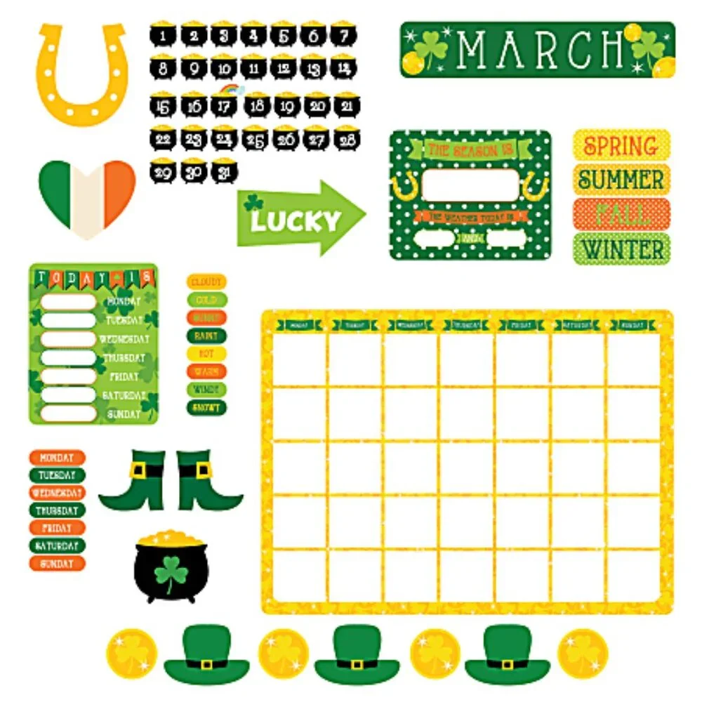 344-Pieces Bulletin Board Kit, Seasonal Holidays Set